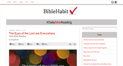 Desktop Screenshot of biblehabit.com