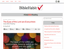 Tablet Screenshot of biblehabit.com